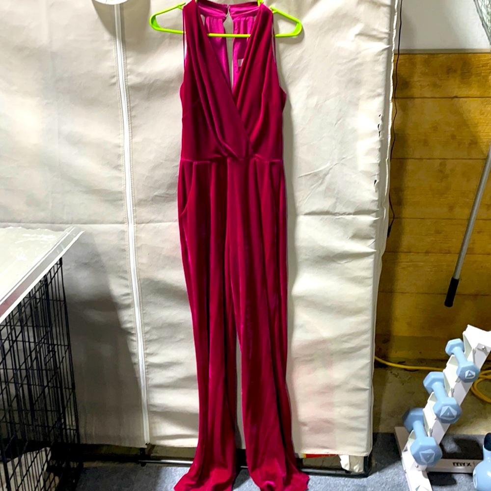 Velvet jumpsuit